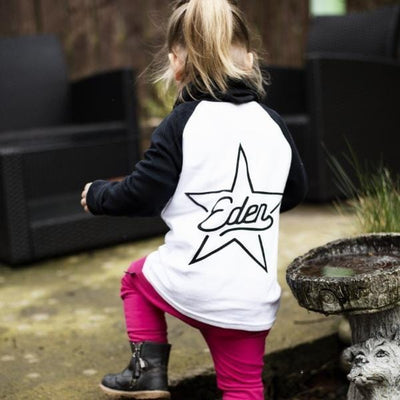 RockStar Personalised Kids raglan