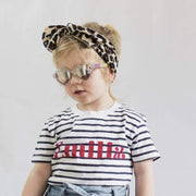 kids personalised striped name tee t-shirt