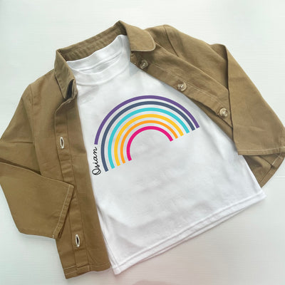 Tenner tuesday End of the rainbow white t-shirt