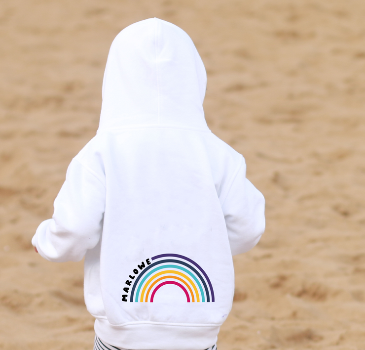 End of the rainbow zip hoodie