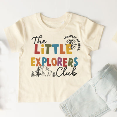 Explorer Club baby t-shirt/ romper