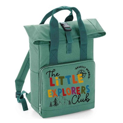 Explorers Club Roll Top Backpack (small and large)