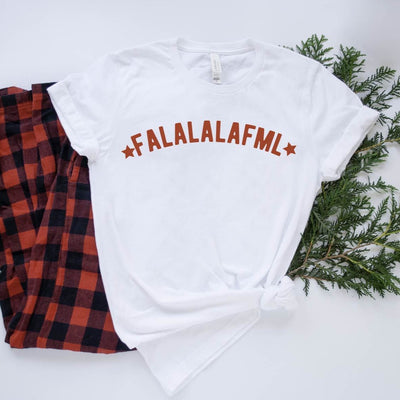 Falalalafml Adults Christmas Tee / Raglan