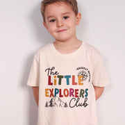 Explorer Club slogan kids organic t-shirt