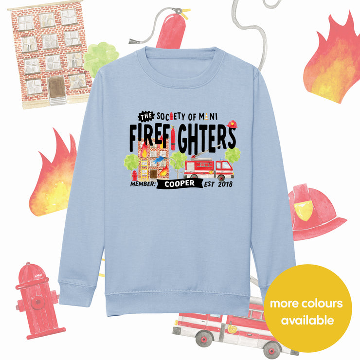 Mini Dreams Firefighter kids (personalised) sweater