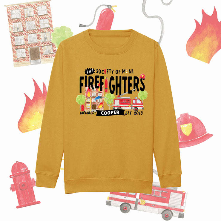 Mini Dreams Firefighter kids (personalised) sweater