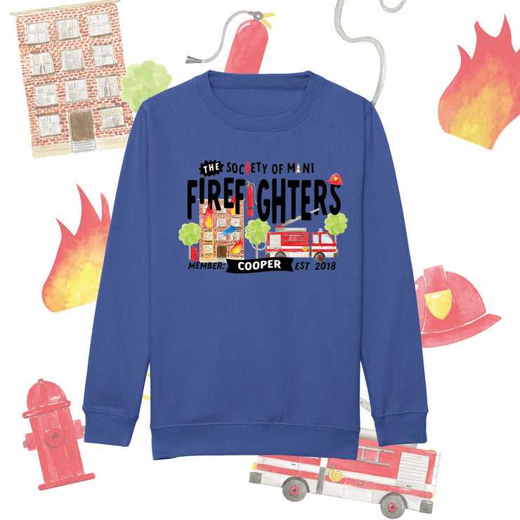 Mini Dreams Firefighter kids (personalised) sweater