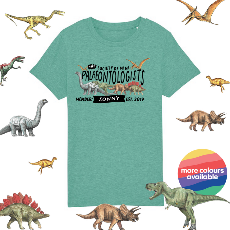 Mini Dreams palaeontologist kids organic t-shirt
