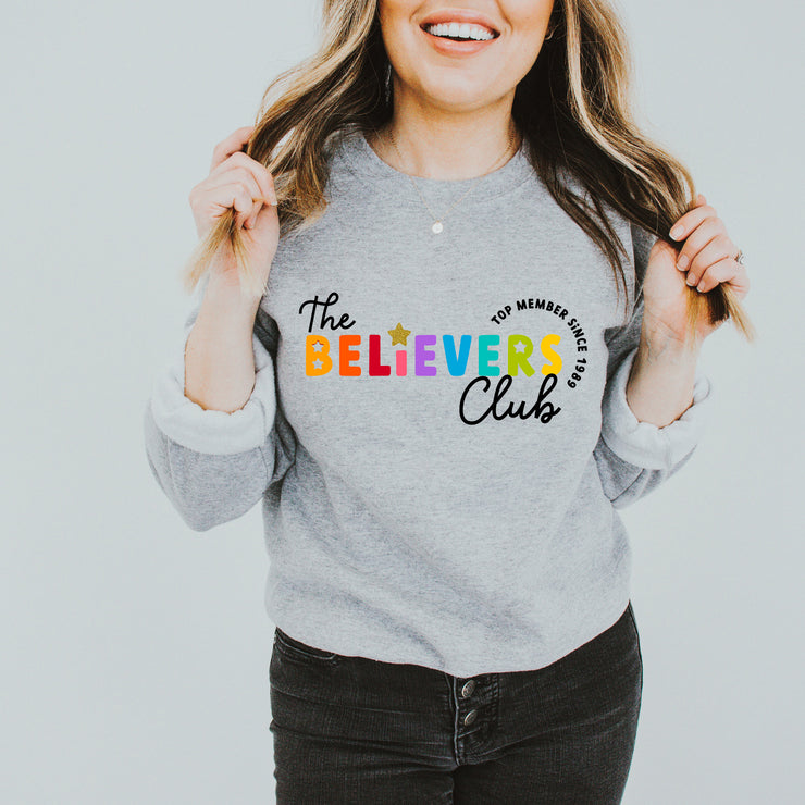 Believers club Christmas Adults Sweater/Sweatshirt