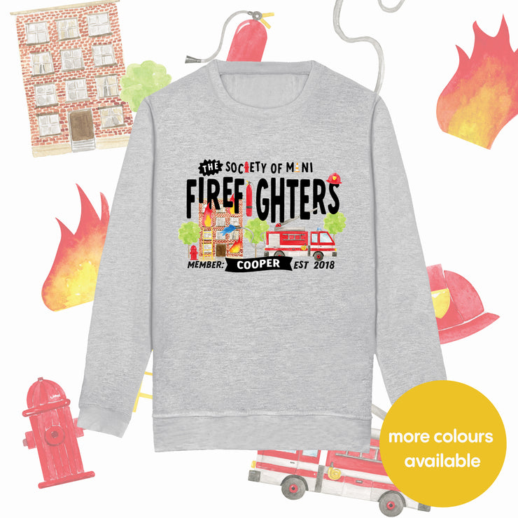 Mini Dreams Firefighter kids (personalised) sweater