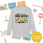 Mini Dreams Train Driver kids (personalised) sweater