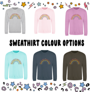 Happy Rainbow Adults Sweater/ Hoodie