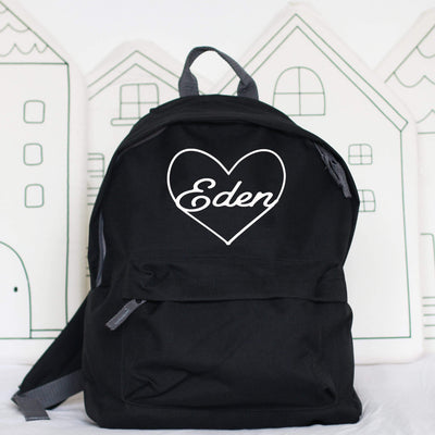 Personalised Heart Backpack