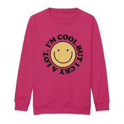 I'm cool but I cry a lot kids sweater