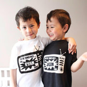 tv show kids personalised t-shirt