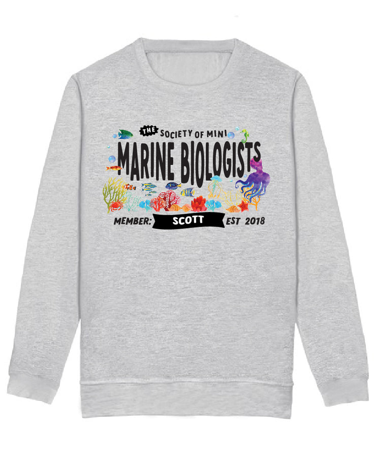 Mini Dreams marine biologist kids (personalised) sweater