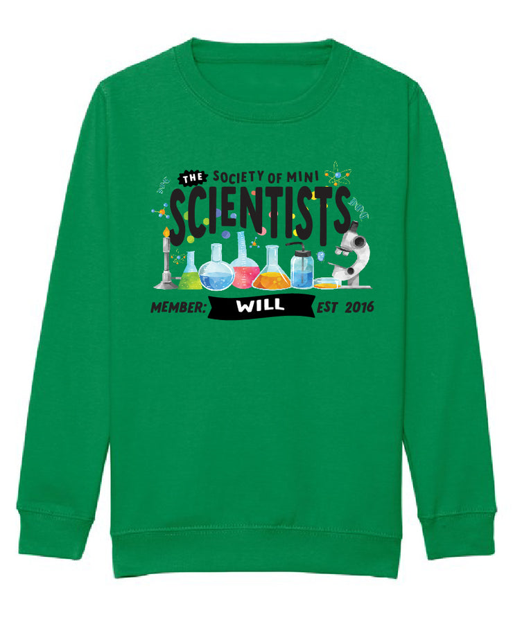 Mini Dreams scientist kids (Personalised) sweater
