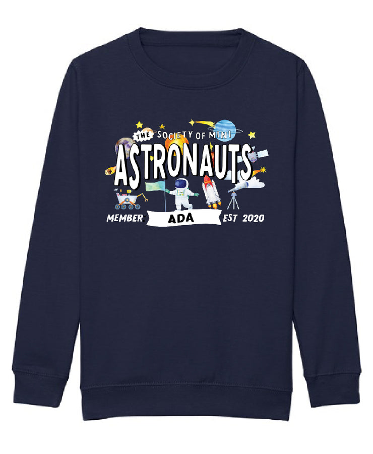 Mini Dreams astronaut kids (personalised) sweater