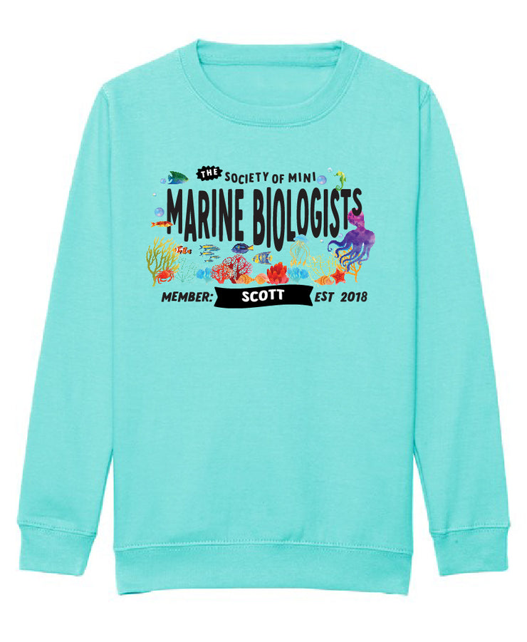 Mini Dreams marine biologist kids (personalised) sweater