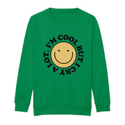 I'm cool but I cry a lot kids sweater