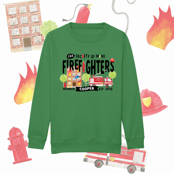 Mini Dreams Firefighter kids (personalised) sweater