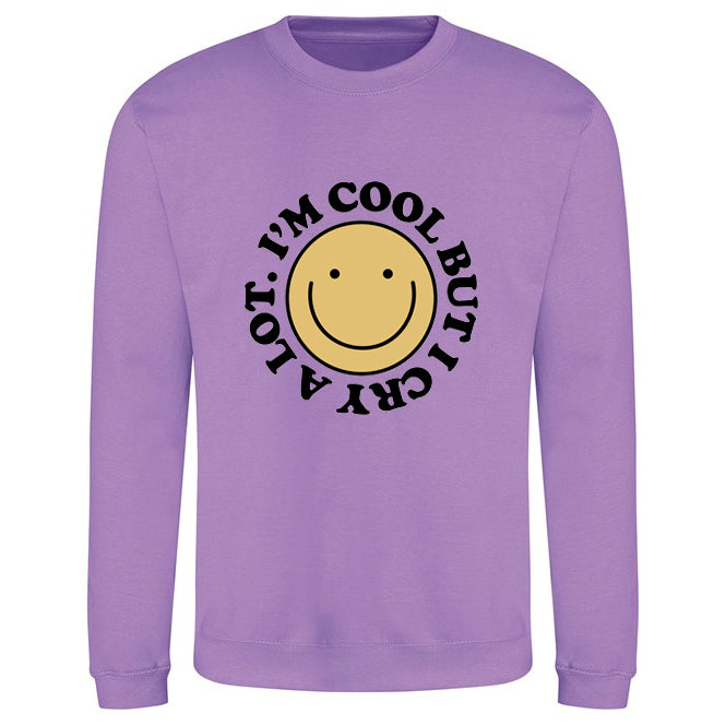I'm cool but I cry a lot Adults sweater