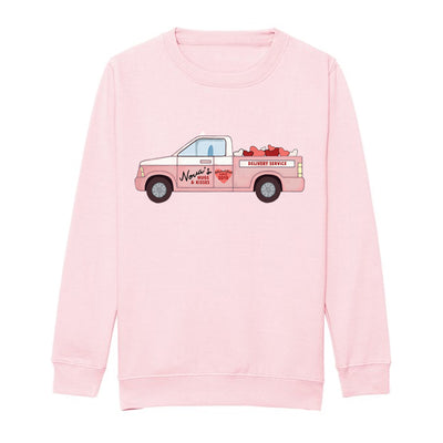 Love truck (Personalised) valentines kids sweater