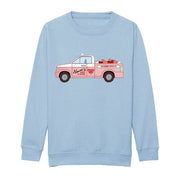 Love truck (Personalised) valentines kids sweater