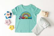 New retro rainbow kids t-shirt