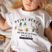 Minibeast kids white t-shirt