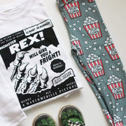 Movie monster personalised Halloween Kids T-Shirt