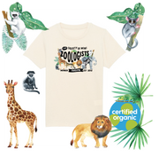 Mini Dreams zoologist kids (personalised) organic t-shirt