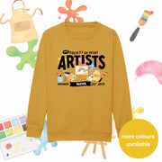 Mini Dreams Artist kids (personalised) sweater