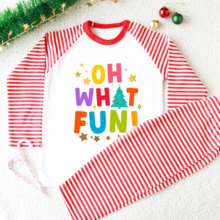 Oh What Fun! Christmas Kids Pyjamas