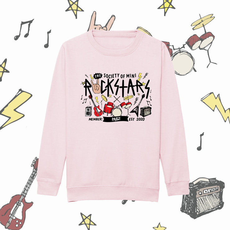 Mini Dreams Rockstar kids (personalised) sweater