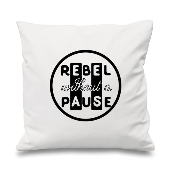 Rebel without a Pause Cushion