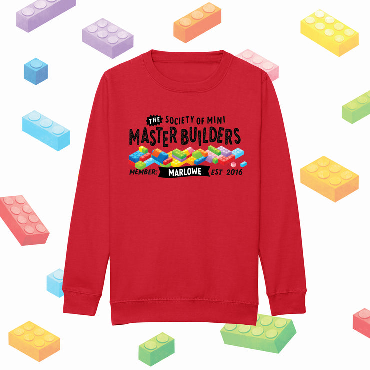 Mini Dreams Master Builder kids (personalised) sweater