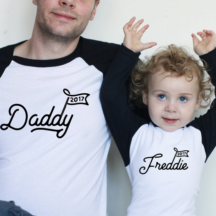 fathers day daddy and me matching t shirt set