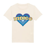 Retro heart (Personalised) Kids Organic T-Shirt