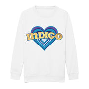 Retro heart (Personalised) valentines kids sweater