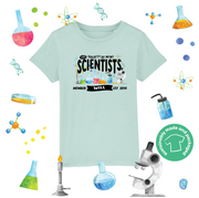 Mini Dreams scientist kids organic (personalised) t-shirt