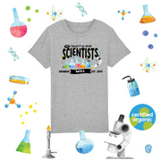 Mini Dreams scientist kids organic (personalised) t-shirt