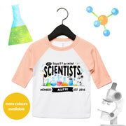 Mini Dreams Scientist (Personalised) Kids Raglan