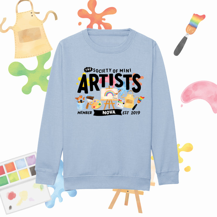 Mini Dreams Artist kids (personalised) sweater