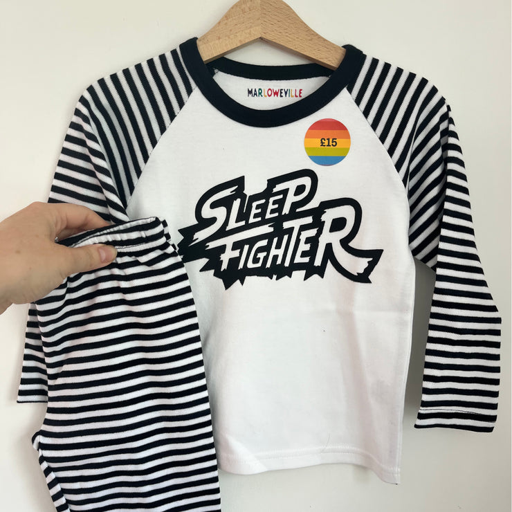 Pre-made- sleep fighter pjs (various sizes)