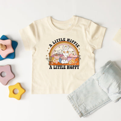 hippie hoppy- organic t-shirt (adults and kids)