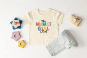Mama's girls club- organic mothers day kids t-shirt