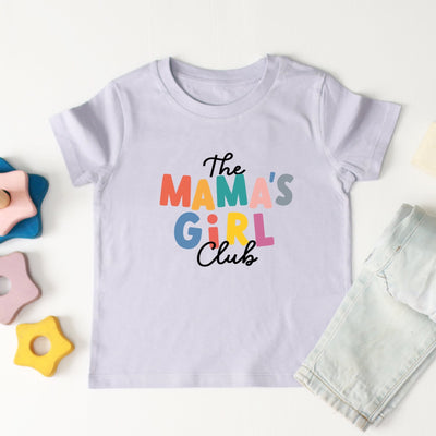 Mama's girls club- organic mothers day kids t-shirt