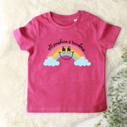 Sunshine & rainbows- organic t-shirt (adults and kids)