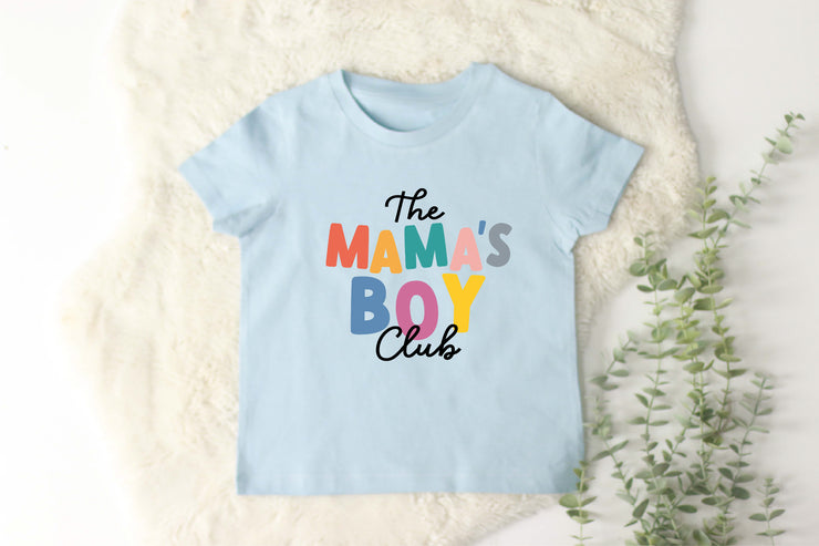Mama's boy club- organic mothers day kids t-shirt